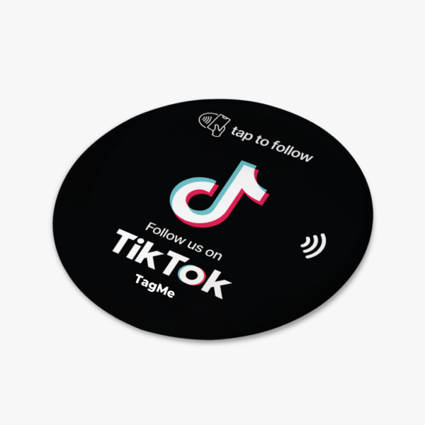 תג NFC לטיקטוק - עגול