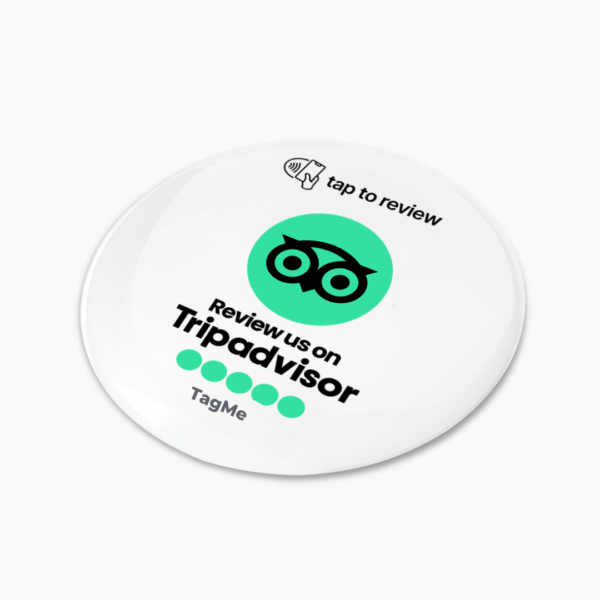 תג NFC ל-TripAdvisor - עגול