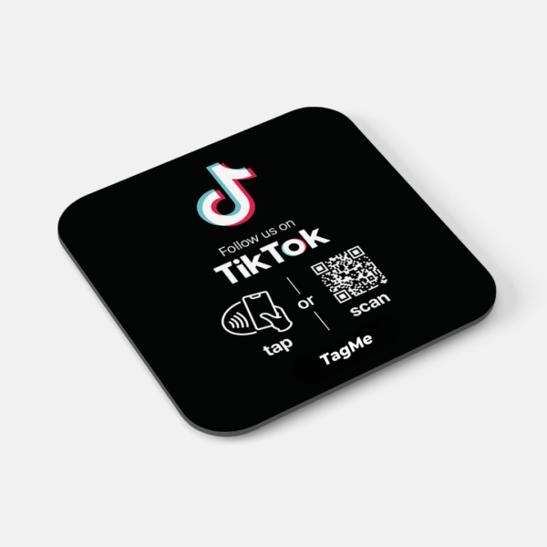 לוחית NFC + סורק לטיקטוק